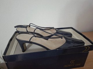 Zapatos de vestir azul marino talla 37