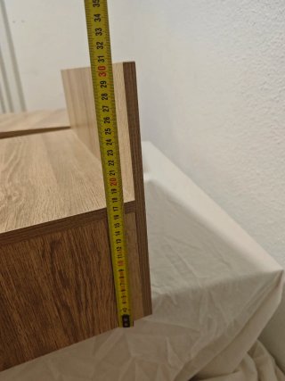 Juego 2 Mesitas Noche Flotantes Madera