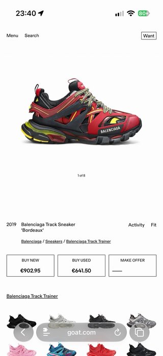 Balenciaga Triple S Bordeaux