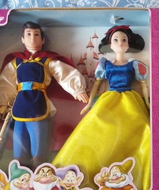 Muñecos Disney Blancanieves y Príncipe