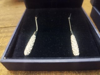 Pendientes Swarovski Plata