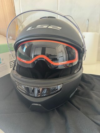 Casco Moto LS2 Negro