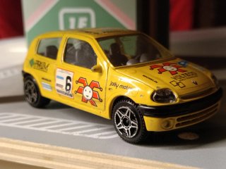 Renault clio escala 1/43 rally Burago