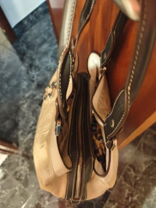 Bolso Tous Beige Piel con Oso