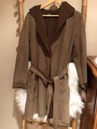 Gabardina ZARA reversible mujer talla única