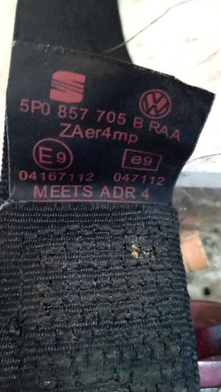 5p0857705b cinturón seguridad seat altea 86999