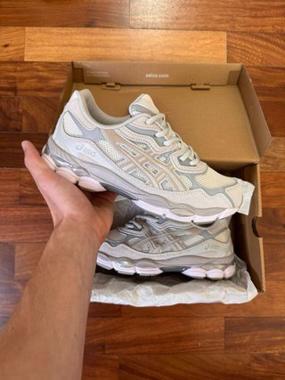 Zapatillas Asics Gel Nuevas Beige/Gris