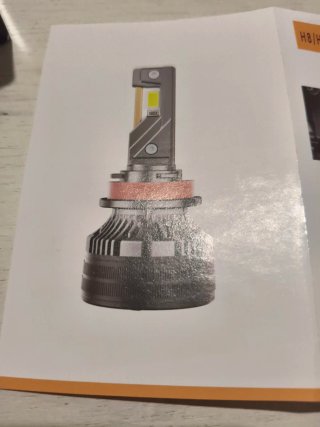 Bombilla LED Coche Negro/Plata
