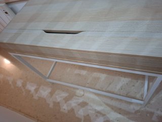 Escritorio Ikea Madera y Metal
