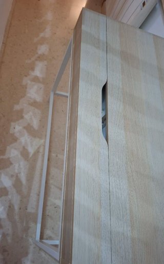 Escritorio Ikea Madera y Metal