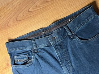 Vaqueros Bugatti azul oscuro wide leg Y2K streetwe