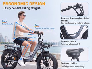 Bicicleta Eléctrica MOOJAY EB51 Fat Bike