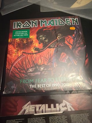 Lote Vinilos Heavy Metal Iron Maiden Metallica