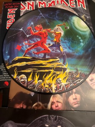 Lote Vinilos Heavy Metal Iron Maiden Metallica