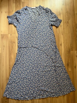 Vestido Mango flores talla L