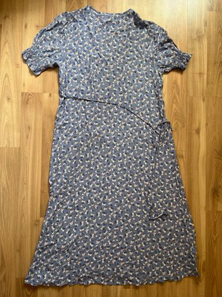 Vestido Mango flores talla L