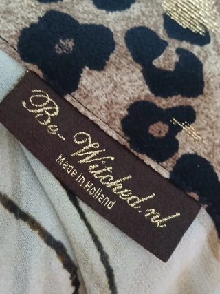 Kimono estampado leopardo y étnico