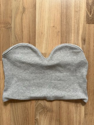 Top Zara Gris Talla L