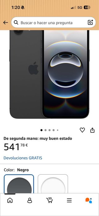 iPhone 16E Negro