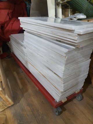 Baldosas Mármol Blanco Macael 30x60cm 10m²