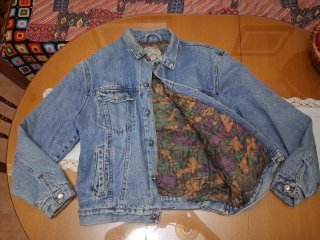 Chaqueta Vaquera Forrada Multicolor