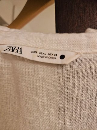 Camisa oversize Zara blanca