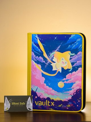 Binder Pokemon vaultx dipinto a mano