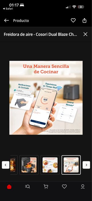 Freidora de Aire Cosori