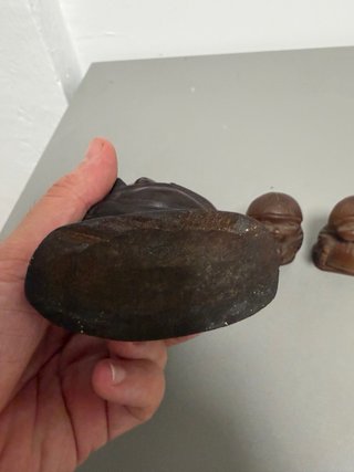 Figuras talladas madera (3 unidades)