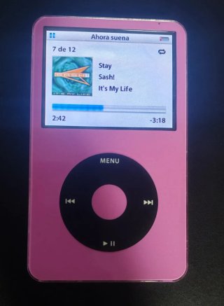 iPod Video 5.5 DAC Wolfson Rosa