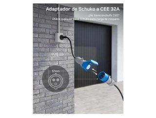 Cargador Coche Eléctrico 7.4kW App 6m