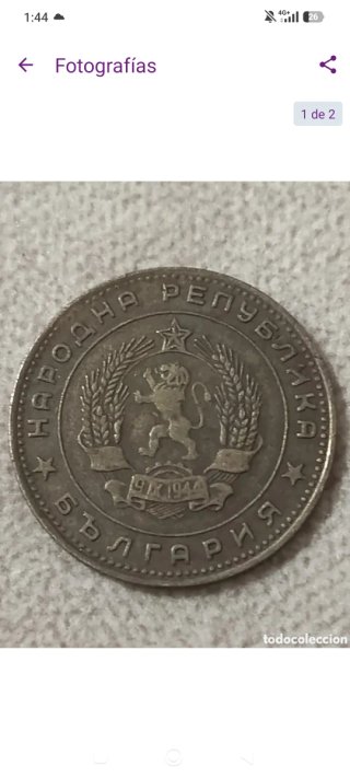 Lote de 4 monedas antiguas