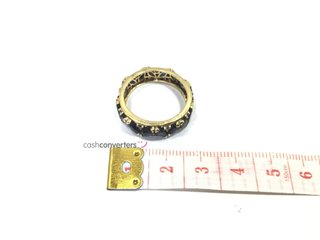 anillo oro 18k con piedra con zafiro,diamante
