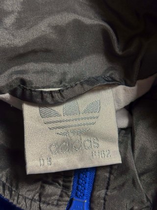 Chaqueta Cortavientos Adidas Azul Talla 162