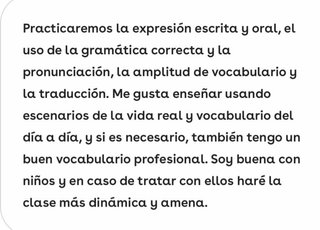 clases de inglés