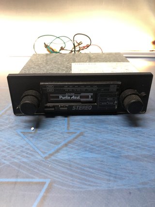 Radio Cassette para coche Vintage Punto Azul SVA-150