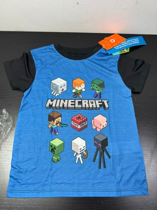 PIJAMA MINECRAFT NIÑO CORTO STEVE Y CREEPER NEGRO