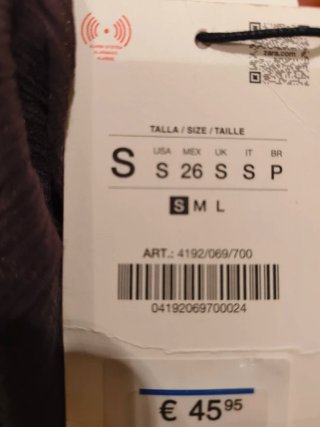 Vestido Zara marrón con cortes laterales