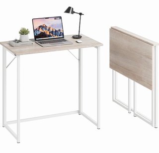 Escritorio plegable madera y metal