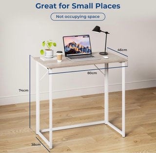 Escritorio plegable madera y metal