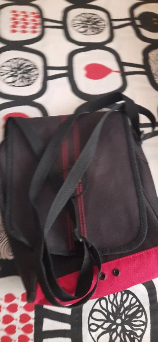 Borsa a tracolla Converse nera