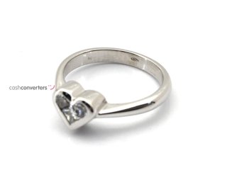 anillo oro 18k con piedra con diamante
