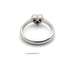 anillo oro 18k con piedra con diamante