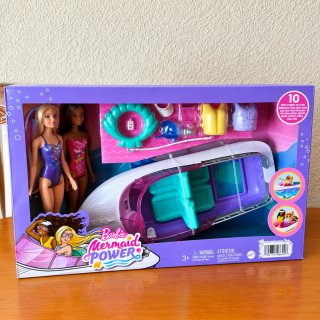 Barbie Mermaid Power Barco con Muñecas