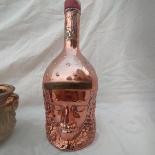 Botella Brandy Algezares Letras E Antigua