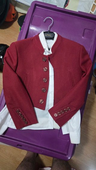 Traje Cordobés Niño Rojo y Blanco