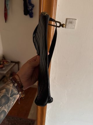 Borsetta nera trapuntata