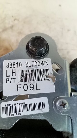 Cinturón seguridad hyundai 8881021700wk i30 127578