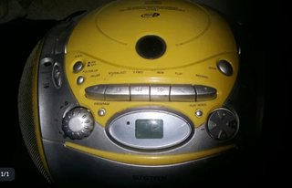 Radio CD i casset.