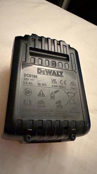 Batteria DeWalt 18V XR 5AH al Litio